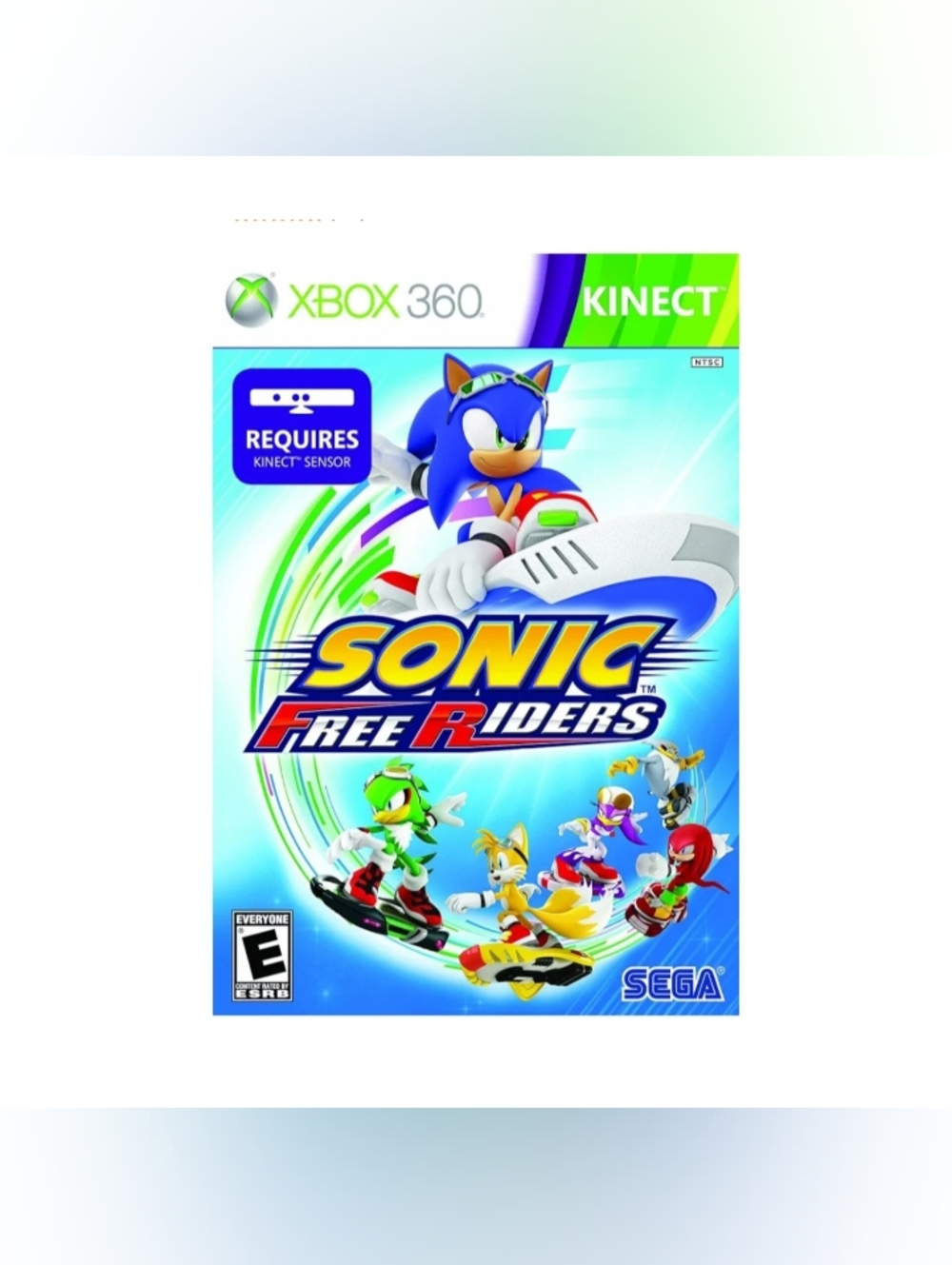 Sonic Free Riders Microsoft Xbox 360 - Complete With Manual CIB